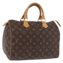 LOUIS VUITTON Monogram Speedy 30 Hand Bag M41526 LV Auth 187952A-1