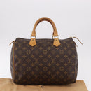 LOUIS VUITTON Monogram Speedy 30 Hand Bag M41526 LV Auth 187952A-12