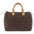 LOUIS VUITTON Monogram Speedy 30 Hand Bag M41526 LV Auth 187952A-2