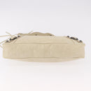 BALENCIAGA The First Hand Bag Leather 2way Ivory 103208 Auth 187956V-6