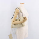 BALENCIAGA The First Hand Bag Leather 2way Ivory 103208 Auth 187956V-31
