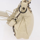 BALENCIAGA The First Hand Bag Leather 2way Ivory 103208 Auth 187956V-4