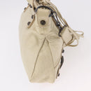 BALENCIAGA The First Hand Bag Leather 2way Ivory 103208 Auth 187956V-5