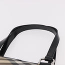 BURBERRY Nova Check Tote Bag PVC Beige Silver Auth 187957-14