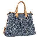 LOUIS VUITTON Monogram Denim Neo Cabby GM Shoulder Bag Blue M95350 Auth 187960V-1