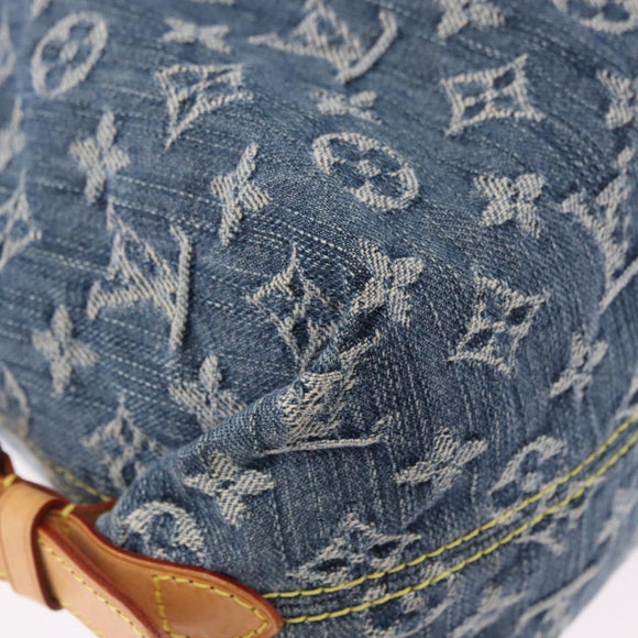 LOUIS VUITTON Monogram Denim Neo Cabby GM Shoulder Bag Blue M95350 Auth 187960V