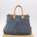 LOUIS VUITTON Monogram Denim Neo Cabby GM Shoulder Bag Blue M95350 Auth 187960V-12