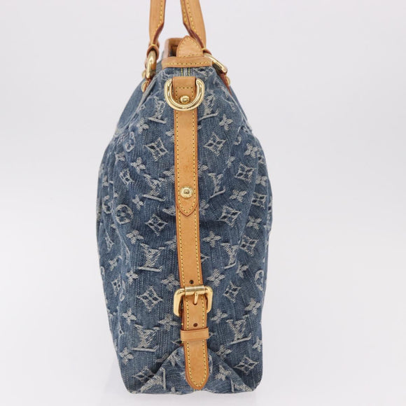 LOUIS VUITTON Monogram Denim Neo Cabby GM Shoulder Bag Blue M95350 Auth 187960V