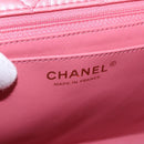 CHANEL Matelasse 30 Chain Shoulder Bag Lamb Skin Pink Gold CC Auth 187963SM-24