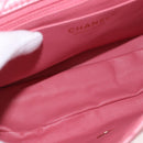 CHANEL Matelasse 30 Chain Shoulder Bag Lamb Skin Pink Gold CC Auth 187963SM-9