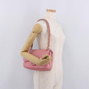 CHANEL Matelasse 30 Chain Shoulder Bag Lamb Skin Pink Gold CC Auth 187963SM-30