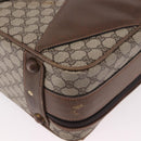 GUCCI GG Supreme Trunk PVC Beige Gold Auth 187964-16
