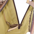 GUCCI GG Supreme Trunk PVC Beige Gold Auth 187964-21
