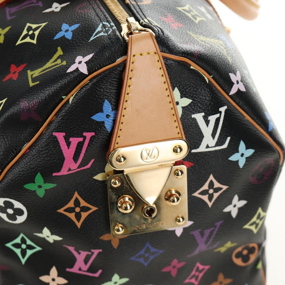 LOUIS VUITTON Multicolor Keepall 45 Boston Bag M92640 LV Auth 187965SAM