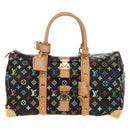 LOUIS VUITTON Multicolor Keepall 45 Boston Bag M92640 LV Auth 187965SAM-13