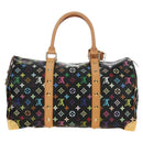 LOUIS VUITTON Multicolor Keepall 45 Boston Bag M92640 LV Auth 187965SAM-2