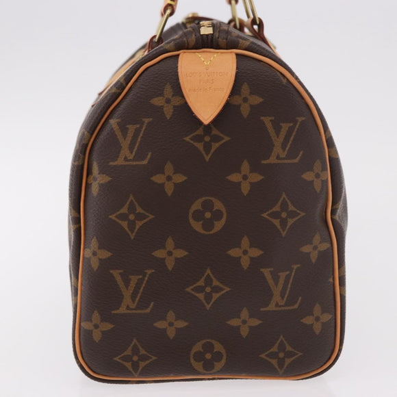 LOUIS VUITTON Monogram Speedy 25 Hand Bag M41528 LV Auth 187968SAV