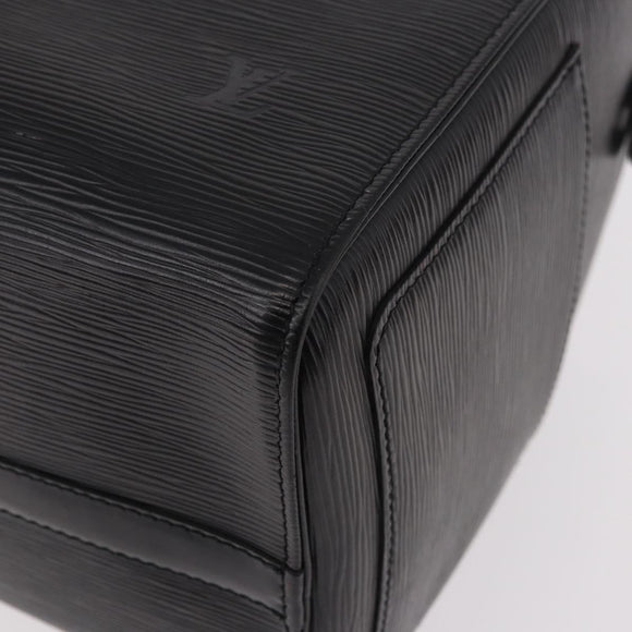 LOUIS VUITTON Epi Speedy 35 Hand Bag Noir Black M42992 LV Auth 187972V
