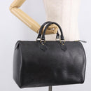 LOUIS VUITTON Epi Speedy 35 Hand Bag Noir Black M42992 LV Auth 187972V-23