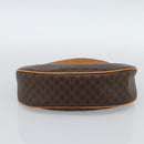CELINE Macadam Canvas Hand Bag PVC Leather Brown Gold Auth 187973V-9