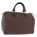 LOUIS VUITTON Damier Azur Speedy 30 Hand Bag N41533 LV Auth 187976V-1