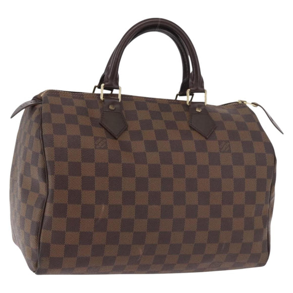LOUIS VUITTON Damier Azur Speedy 30 Hand Bag N41533 LV Auth 187976V