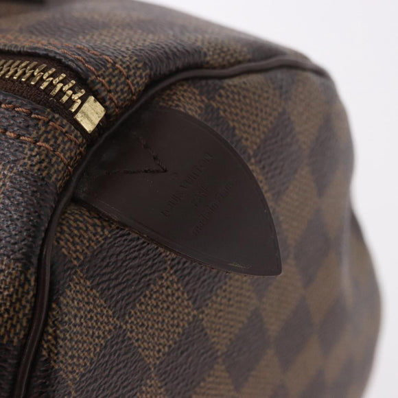 LOUIS VUITTON Damier Azur Speedy 30 Hand Bag N41533 LV Auth 187976V