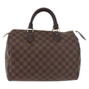 LOUIS VUITTON Damier Azur Speedy 30 Hand Bag N41533 LV Auth 187976V-13
