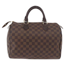 LOUIS VUITTON Damier Azur Speedy 30 Hand Bag N41533 LV Auth 187976V-2