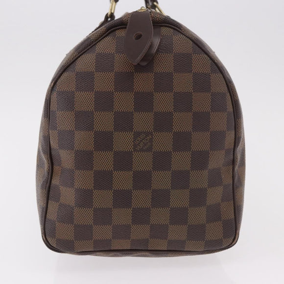 LOUIS VUITTON Damier Azur Speedy 30 Hand Bag N41533 LV Auth 187976V