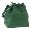 LOUIS VUITTON Epi Petit Noe Shoulder Bag Green M44104 LV Auth 187979V-1