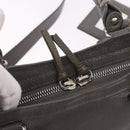 BALENCIAGA Leather Classic Metallic Edge Mini City 2way Gray Silver Auth 187985M-16