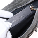 BALENCIAGA Leather Classic Metallic Edge Mini City 2way Gray Silver Auth 187985M-24