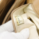 CHANEL Matelasse Caviar Skin Shoulder Bag Beige Gold CC Auth 187987M-24