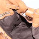 Miu Miu Leather Tote Bag Brown Auth 187989V-19