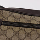 GUCCI GG Supreme Shoulder Bag PVC Beige Silver 162910 Auth 187994V-3