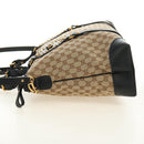 GUCCI GG Canvas Tote Bag 2way Beige Gold 296875 Auth 187995V-4