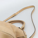GUCCI Guccisima GG Diamante Horsebit Bag 2way Ivory Gold 247286 Auth 187997A-11