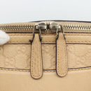 GUCCI Guccisima GG Diamante Horsebit Bag 2way Ivory Gold 247286 Auth 187997A-17