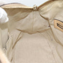 GUCCI Guccisima GG Diamante Horsebit Bag 2way Ivory Gold 247286 Auth 187997A-20