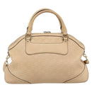 GUCCI Guccisima GG Diamante Horsebit Bag 2way Ivory Gold 247286 Auth 187997A-3