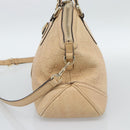 GUCCI Guccisima GG Diamante Horsebit Bag 2way Ivory Gold 247286 Auth 187997A-5