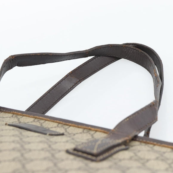 GUCCI GG Supreme Tote Bag PVC Beige 211137 Auth 188000