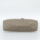 GUCCI GG Supreme Tote Bag PVC Beige 211137 Auth 188000-5