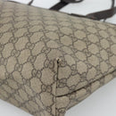 GUCCI GG Supreme Tote Bag PVC Beige 211137 Auth 188000-15