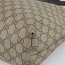 GUCCI GG Supreme Tote Bag PVC Beige 211137 Auth 188000-17