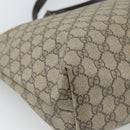 GUCCI GG Supreme Tote Bag PVC Beige 211137 Auth 188000-18