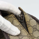 GUCCI GG Supreme Tote Bag PVC Beige 211137 Auth 188000-10