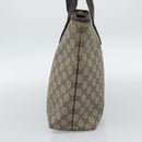 GUCCI GG Supreme Tote Bag PVC Beige 211137 Auth 188000-4