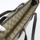 GUCCI GG Supreme Tote Bag PVC Beige 211137 Auth 188000-6